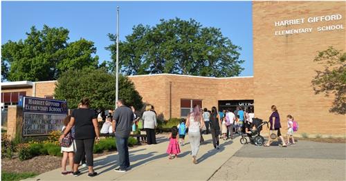 front of school